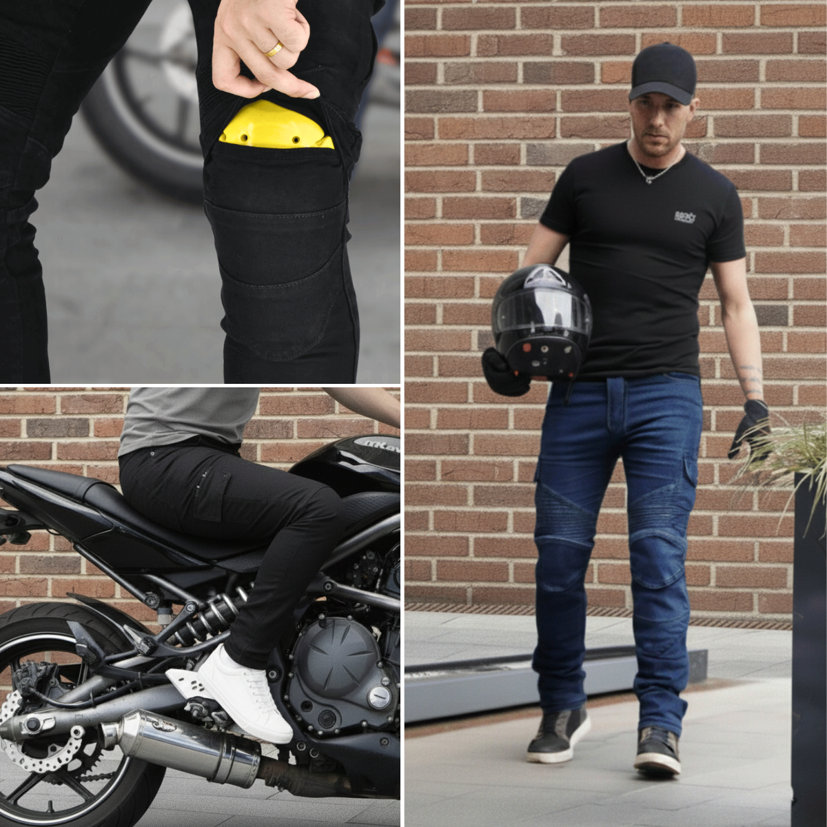 IronRide Denim Protective Motorcycle Jeans