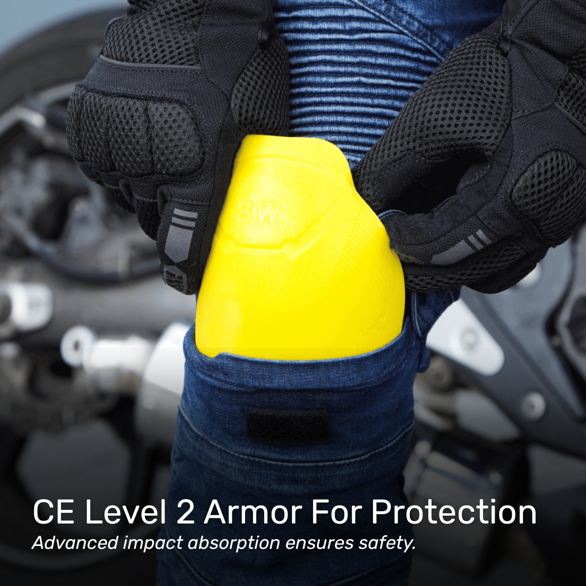 IronRide Denim Protective Motorcycle Jeans