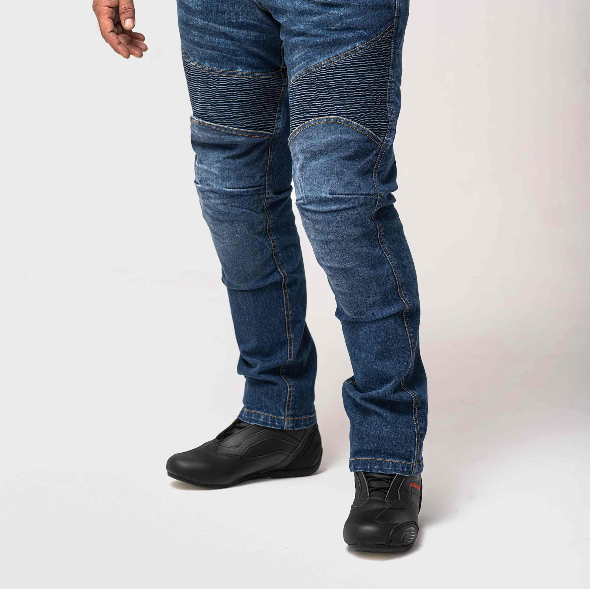 IronRide Denim Protective Motorcycle Jeans